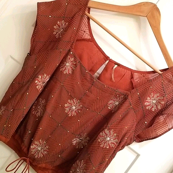 Free People Embroidered Flower Top - Picture 2 of 7